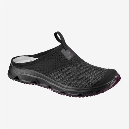 Salomon RX SLIDE 4.0 W Womens Slippers Black UK FGBQ